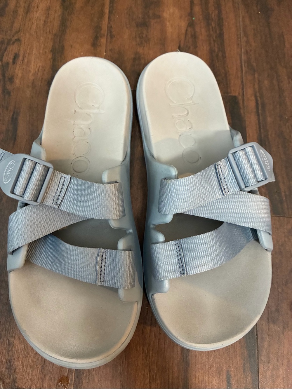 Chaco chillos 9 Light gray Adjustable Slide Sandals shoes